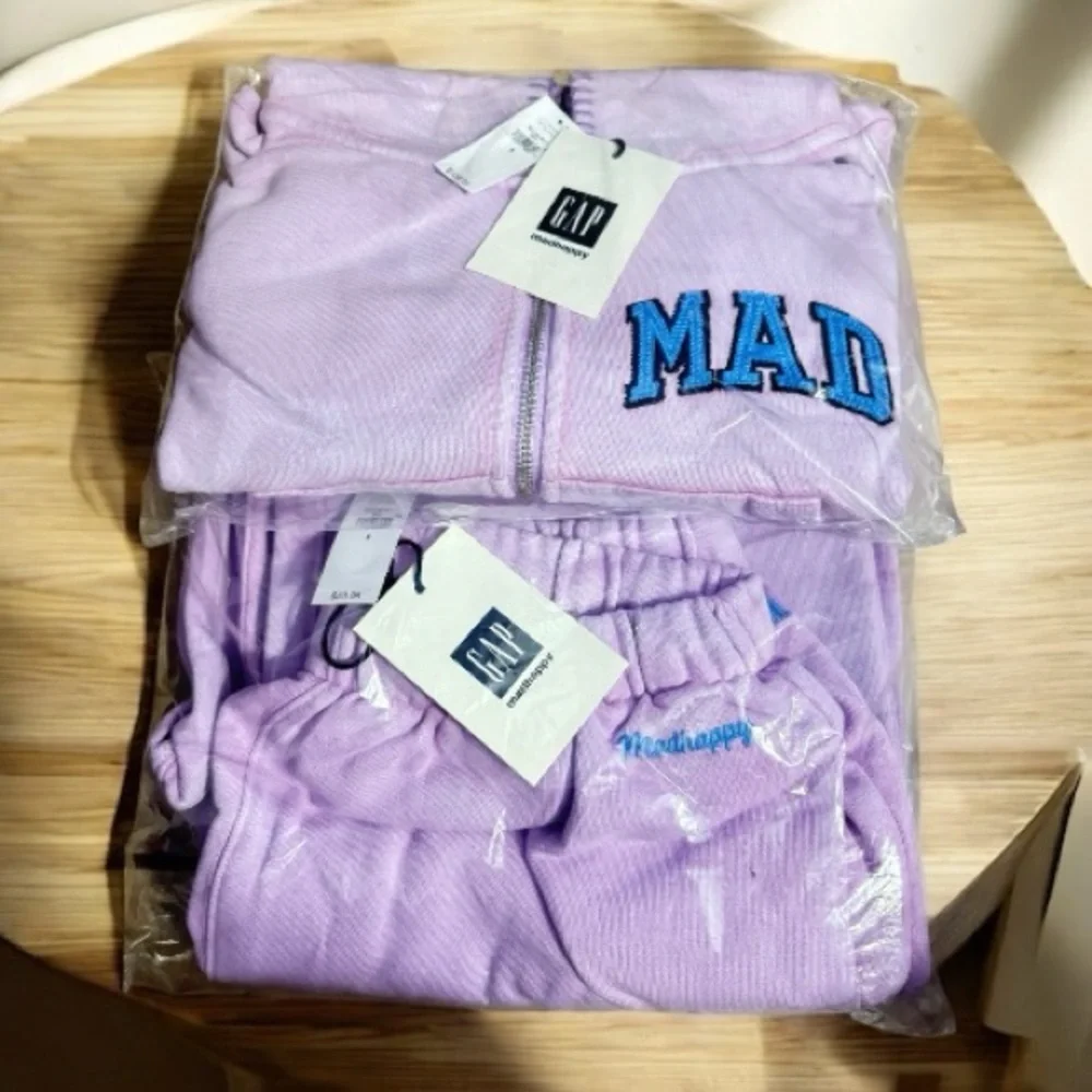 Madhappy Gap Lavender Cropped-Small-Hoodie-Sweatpants Set Viral NWT Deadstock - Picture 2 of 4